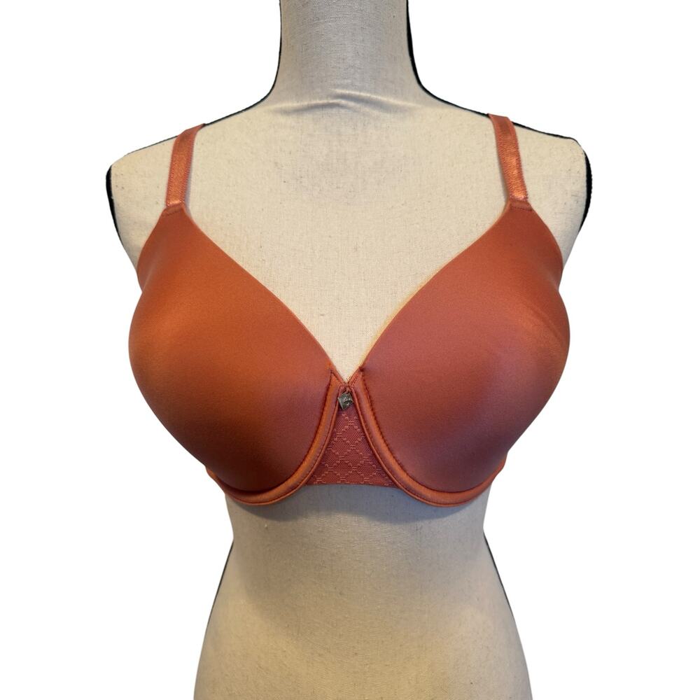 Chantelle Norah Chic Comfort Flex T-Shirt Bra NWT 34F 34DDD Rose Pink Color